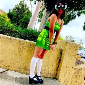 Power puff girls costume with shoes. Shoes are sold sorry.